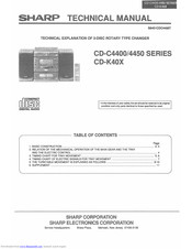 Sharp CD-K40X Technical Manual