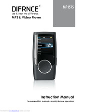 Difrnce MP1575 Instruction Manual