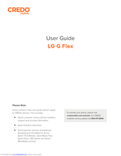 LG Sprint G Flex User Manual