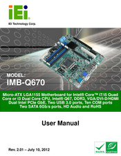 IEI Technology IMB-Q670 User Manual