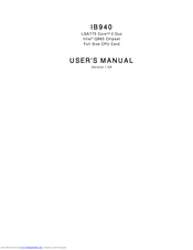 Ibase Technology IB940 User Manual