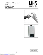 MHS Boilers EURON 30 HSG Installation And Operation Manual