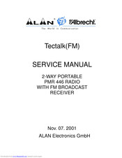 ALAN Electronics Tectalk FM PMR 446 Service Manual