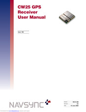 NAVSYNC CW25 User Manual