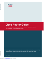 Cisco 1800 modular Series Manual