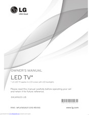 LG 84LM9600-UB Owner's Manual