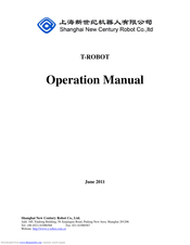 T-ROBOT T-Robot-W Operation Manual