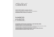Clarion NX603 Quick Start Manual & Installation Manual