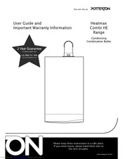 Potterton Heatmax Combi HE Range User's Manual And Important Warranty Information
