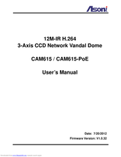 Asoni CAM615 User Manual