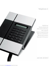 Jacob jensen Telephone 3 Manuals | ManualsLib