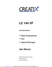 Creatix LC 144 VF User Manual