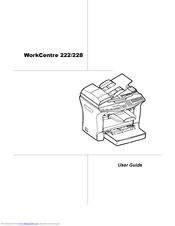 Xerox WorkCentre 228 User Manual