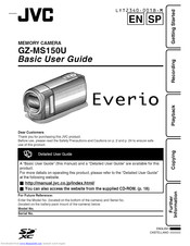 JVC Everio GZ-MS150U Basic User's Manual