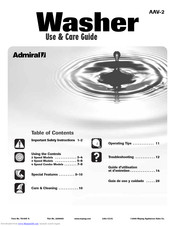 Maytag AAV-2 Use & Care Manual