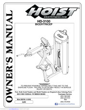 Hoist Fitness HD-3100 Owner's Manual