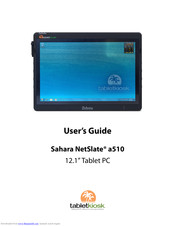 Sahara NetSlate a510 User Manual