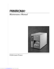 Printronix T4204 Maintenance Manual