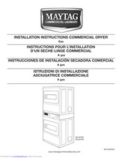 Maytag MLG24PD Installation Instructions Manual
