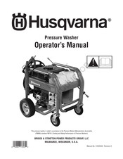 Husqvarna Pressure Washer Operator's Manual