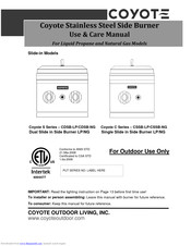 Coyote C1SBLP Use & Care Manual