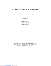 Konka DLC-2611UT Service Manual