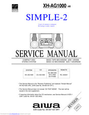 Aiwa SIMPLE-2 XH-AG1000 HR Service Manual