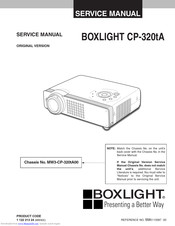BOXLIGHT CP-320tA Service Manual