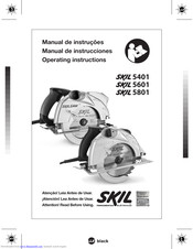 Skil 5801 Operating Instructions Manual