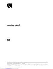 Minerva Boskovice 525 Instruction Manual