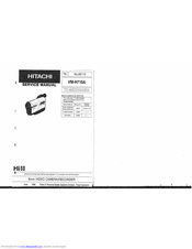 Hitachi VM-H710A Service Manual