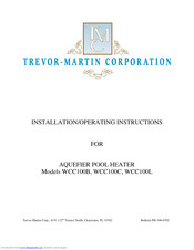 Trevor-Martin Corporation WCC100C Installation & Operating Instructions Manual