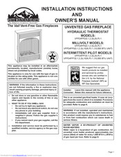 White Mountain VFP24FP33LP-1 Installation Instructions And Owner's Manual
