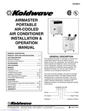 Koldwave AIRMASTER 2AK1011 Installation & Operation Manual