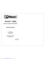 Panduit PanTher LS8EQ Manuals | ManualsLib