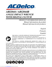 ACDelco ARI2044B Product Information Manual