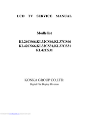 Konka KL32CS31 Service Manual