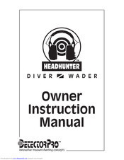 DetectorPro Headhunter Owner's Instruction Manual