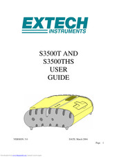 Extech Instruments 3500T User Manual