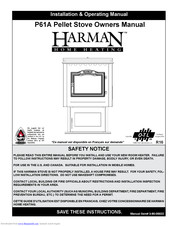 Harman Home Heating P61A Installation & Operating Manual