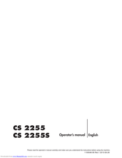 Jonsered CS 2255S Operator's Manual
