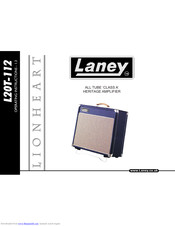 Laney L20T-112 Operating Instructions Manual