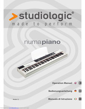 Studio Logic Numa Piano Operation Manual