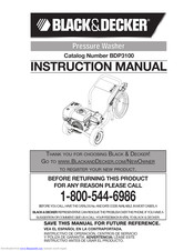 Black & Decker Bdp3100 Instruction Manual