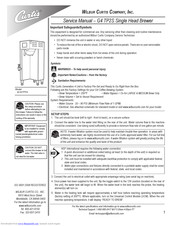 Curtis G4 TP2S Service Manual