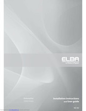 Elba DW60CDW2 Installation Instructions And User Manual