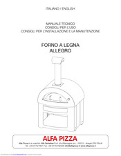 Alfa Pizza ALLEGRO Technical Manual