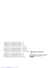 Jonsered GR 2026 CL Operator's Manual