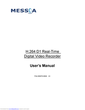 Messoa DVR200 Series User Manual