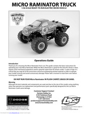 Team Losi Micro Raminator Operation Manual